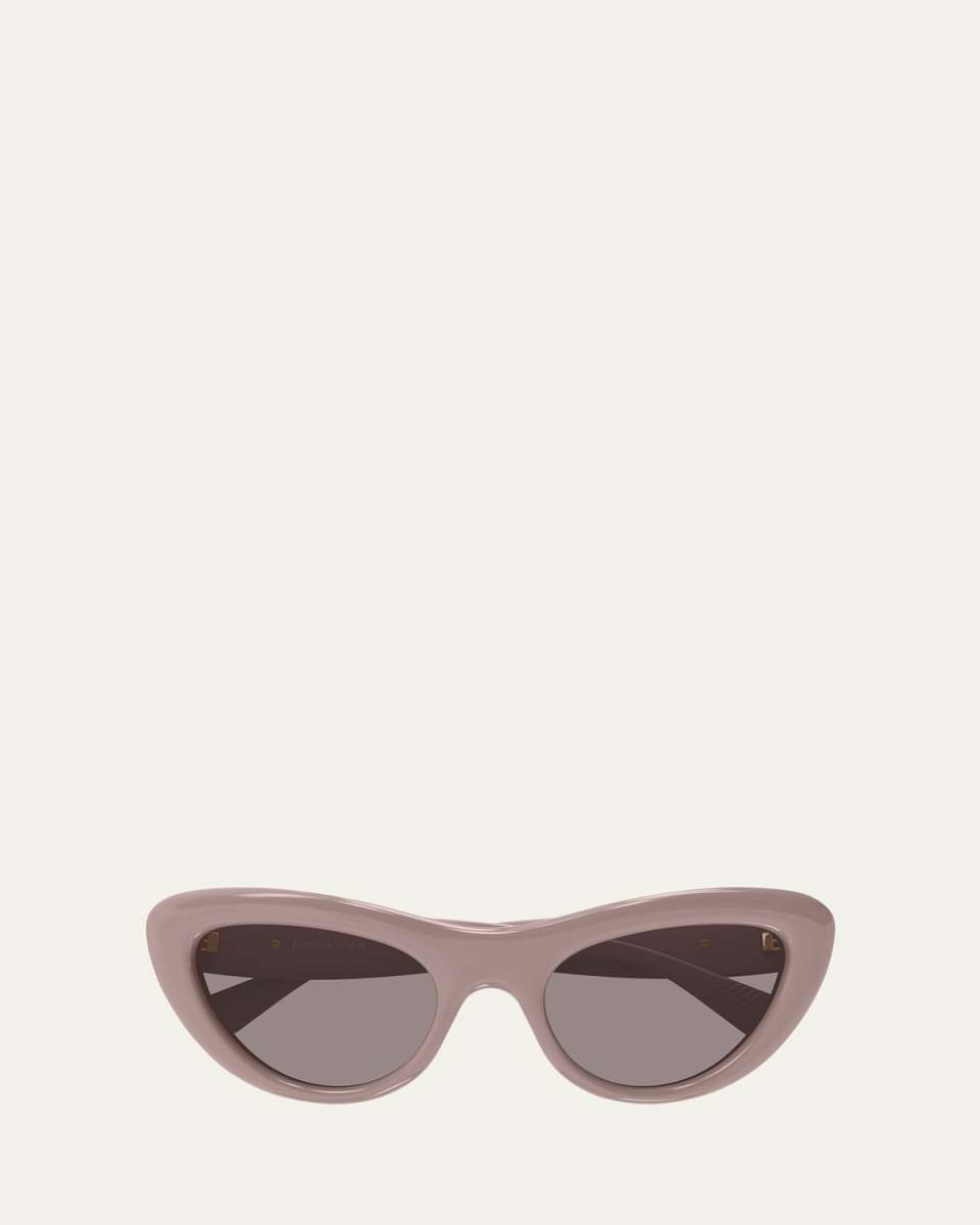 Curvy Acetate Cat-Eye Sunglasses